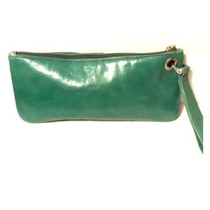 Hobo International teal wristlet